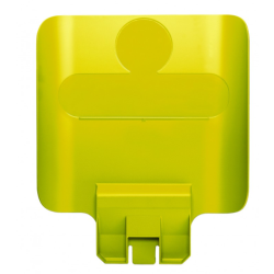 Panneau d'affichage pour recyclage slim jim - Jaune