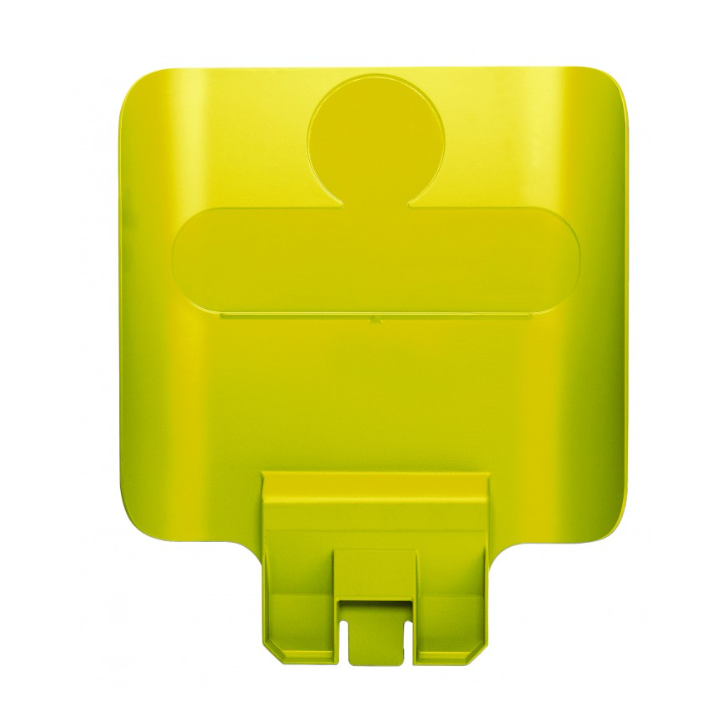 Panneau d'affichage pour recyclage slim jim - Jaune
