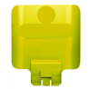 Panneau d'affichage pour recyclage slim jim - Jaune