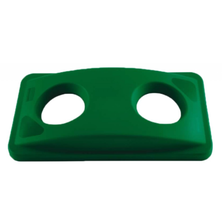Couvercle tri sélectif vert - Pour les bouteilles et canettes