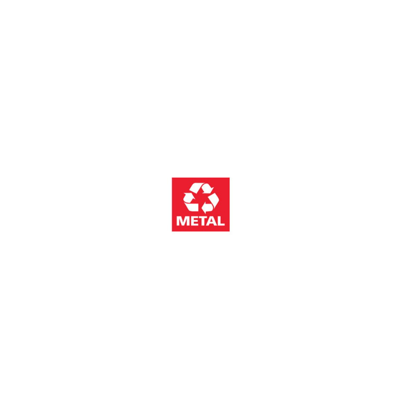 Etiquette tri sélectif - Pour poubelles fit - Rouge