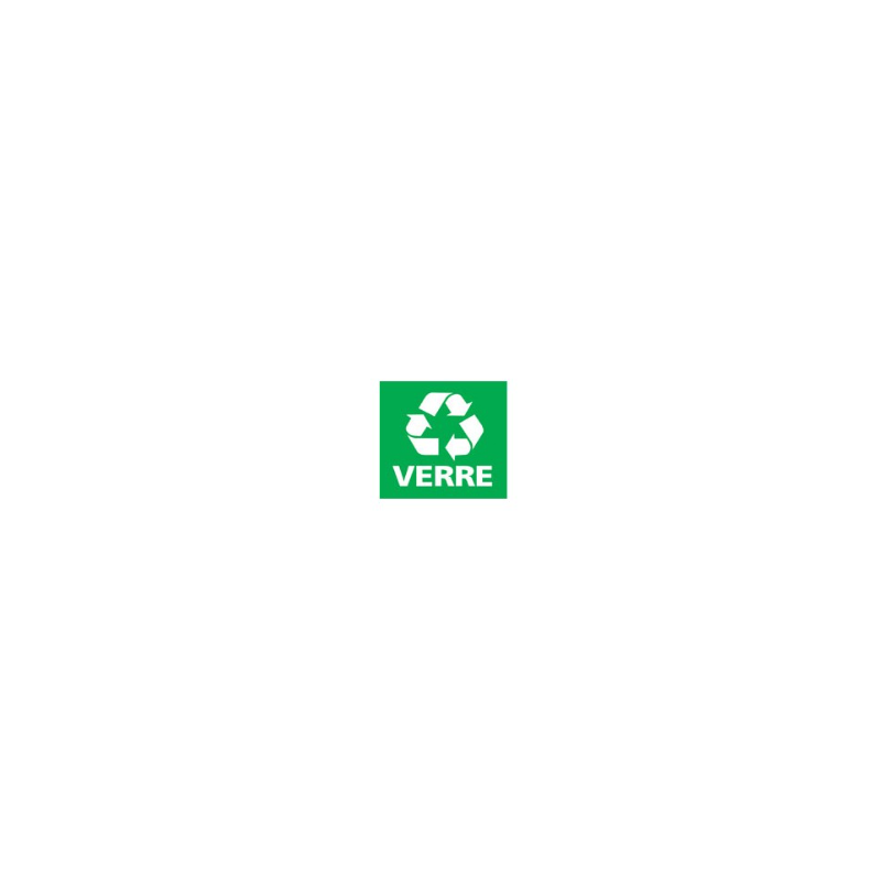 Etiquette tri sélectif - Pour poubelles fit - Vert