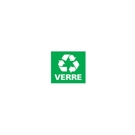 Etiquette tri sélectif - Pour poubelles fit - Vert