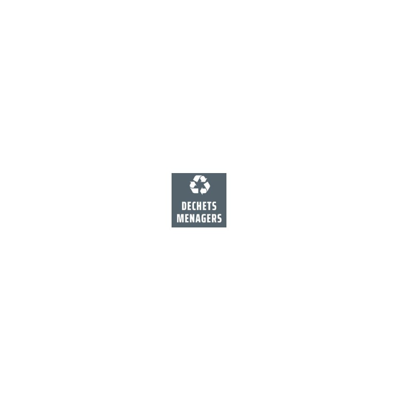 Etiquette tri sélectif - Pour poubelles fit - Gris