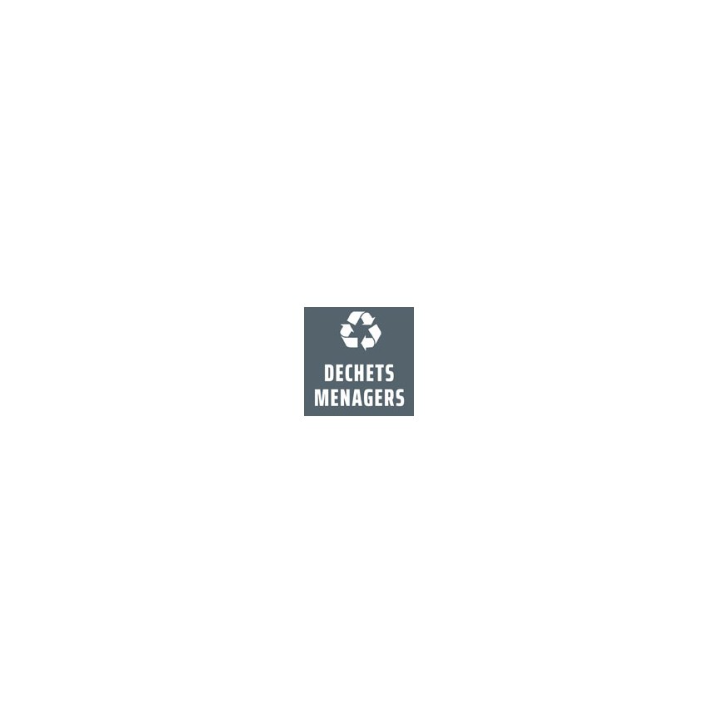 Etiquette tri sélectif - Pour poubelles fit - Gris