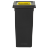 Poubelle Fit tri sélectif - Avec bac de couleur jaune - 50L