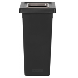 Poubelle Fit tri sélectif - Avec bac de couleur gris - 50L