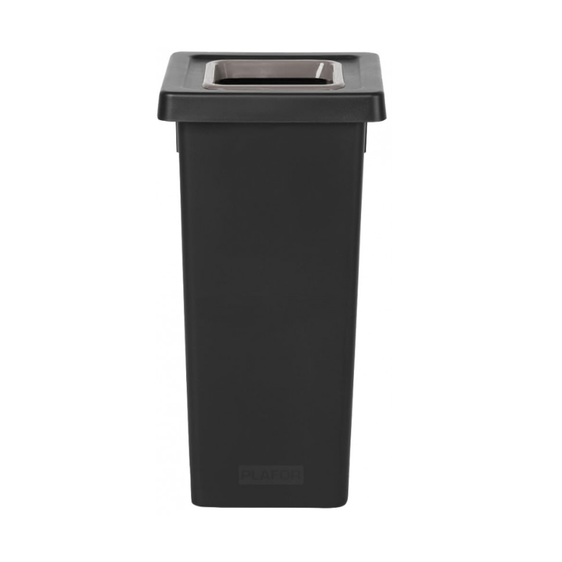 Poubelle Fit tri sélectif - Avec bac de couleur gris - 50L