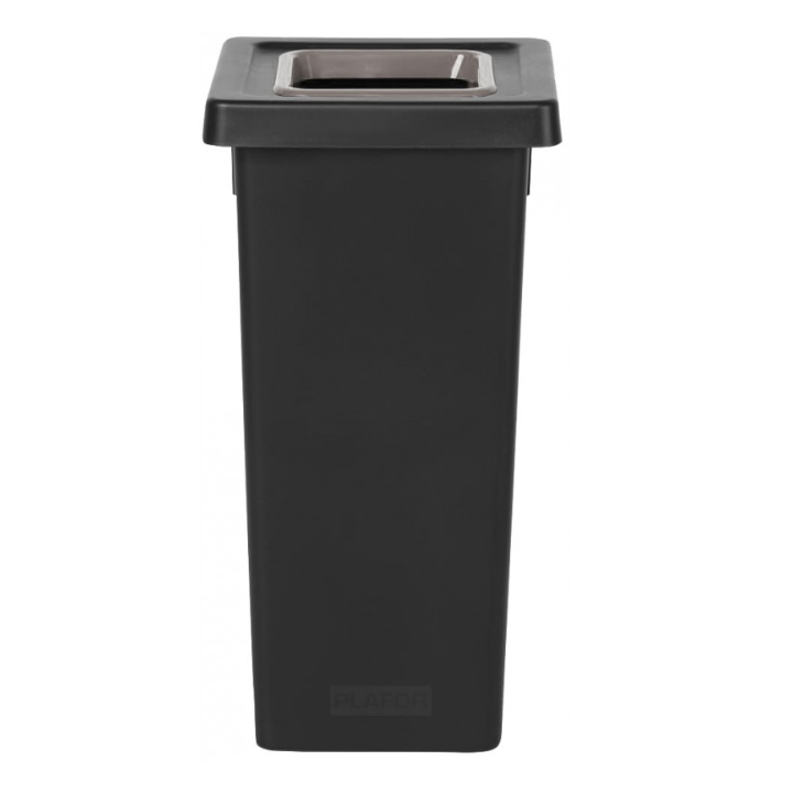 Poubelle Fit tri sélectif - Avec bac de couleur gris - 50L