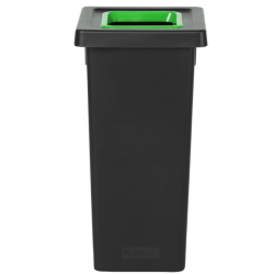 Poubelle Fit tri sélectif - Avec bac de couleur vert - 50L
