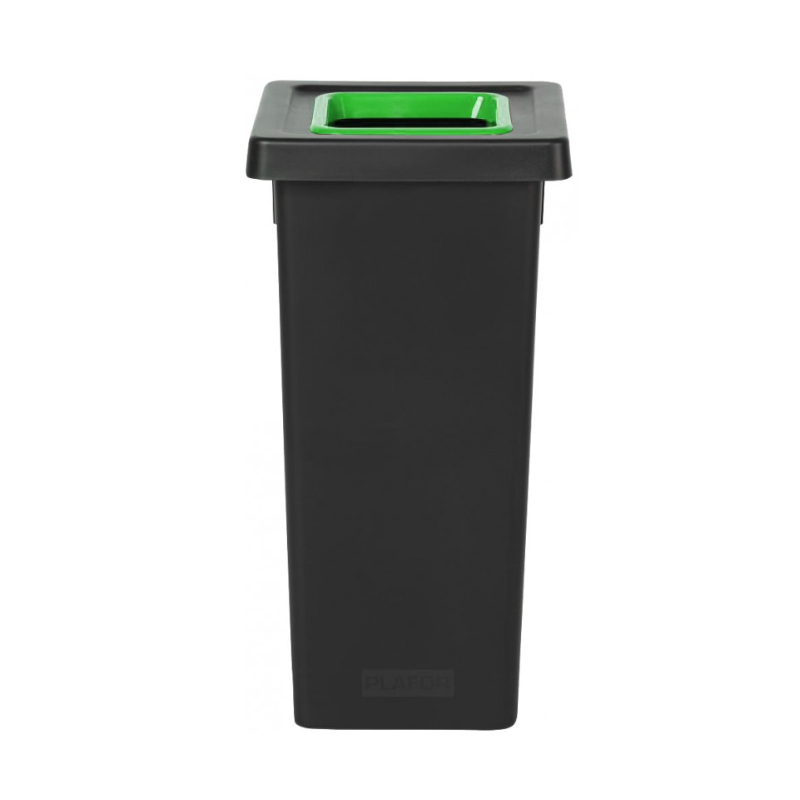 Poubelle Fit tri sélectif - Avec bac de couleur vert - 50L