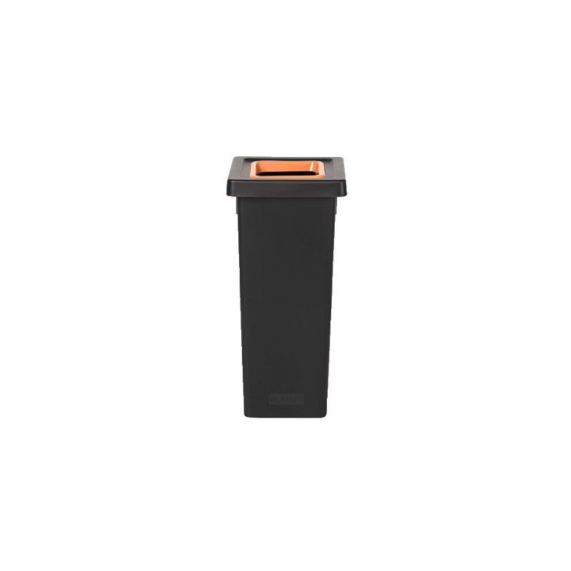 Poubelle Fit tri sélectif - Avec bac de couleur marron - 50L