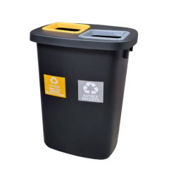 Atrium duo - Poubelle tri-sélectif - 45L