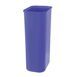 Epoxy Poubelle à tri sélectif - Avec bac de couleur bleu - 40L