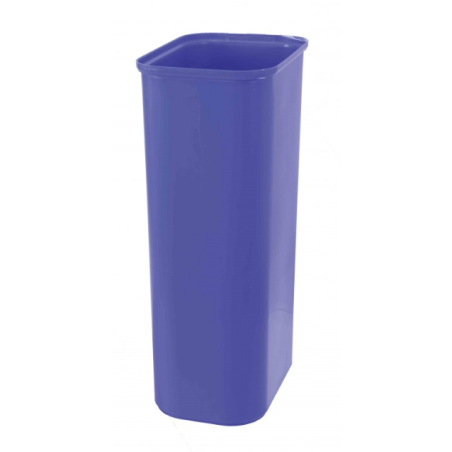 Epoxy Poubelle à tri sélectif - Avec bac de couleur bleu - 40L