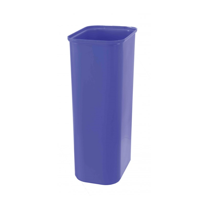 Epoxy Poubelle à tri sélectif - Avec bac de couleur bleu - 40L