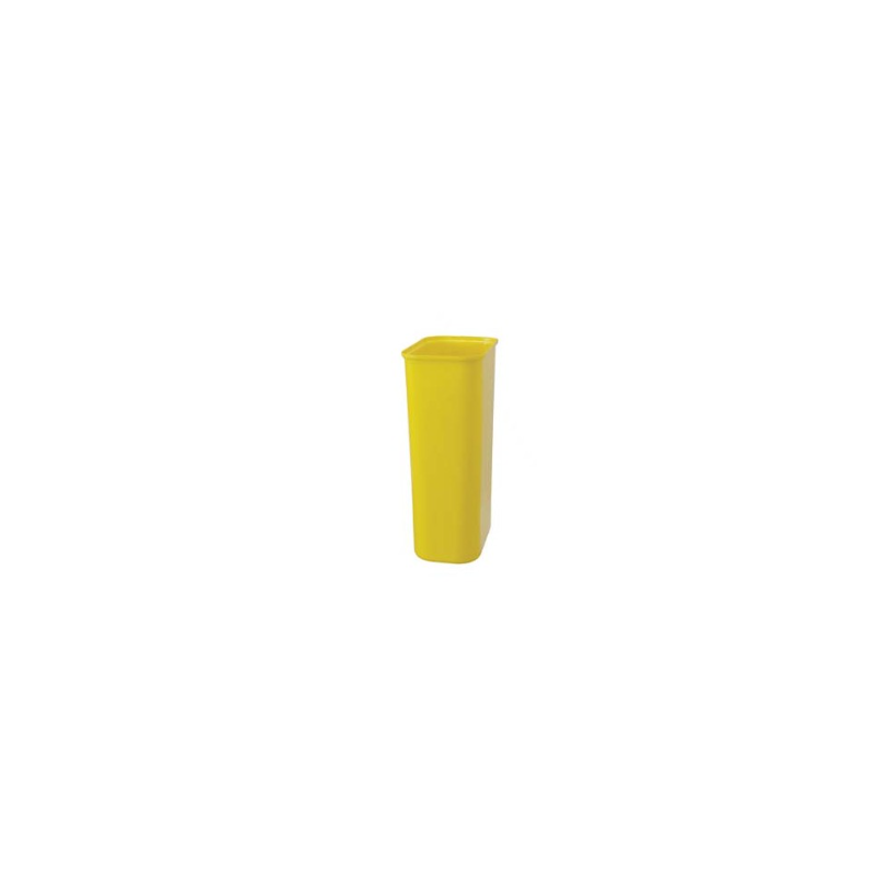 Epoxy Poubelle à tri sélectif - Avec bac de couleur jaune - 40L