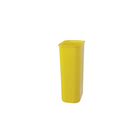 Epoxy Poubelle à tri sélectif - Avec bac de couleur jaune - 40L