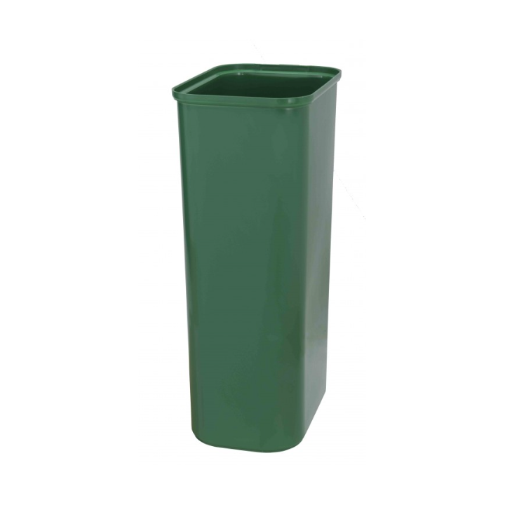 Epoxy Poubelle à tri sélectif - Avec bac de couleur vert - 40L