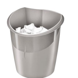 Isis - Corbeille tri sélectif - Gris - 14L