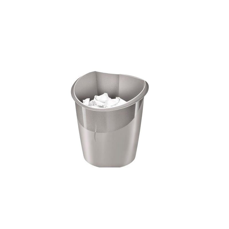 Isis - Corbeille tri sélectif - Gris - 14L