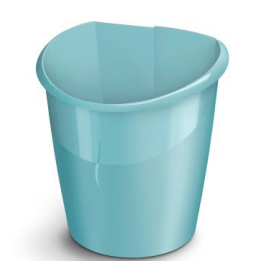Isis - Corbeille tri sélectif - Bleu vert d'eau - 14L