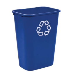 Grande corbeille bleu - tri sélectif - 39L