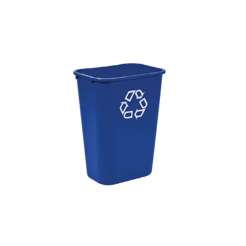 Grande corbeille bleu - tri sélectif - 39L