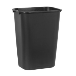 Grande corbeille noire - tri sélectif - 39L
