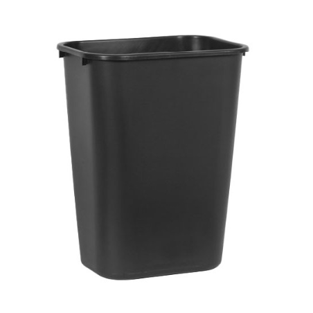 Grande corbeille noire - tri sélectif - 39L