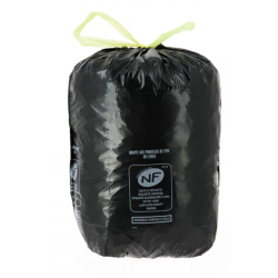 Sac poubelle à lien - 23 µ - 30L
