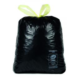 Sac poubelle à lien - 28 µ - 50L