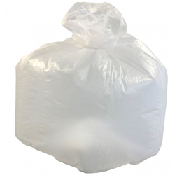Sac poubelle blanc - 14 µ - 50L