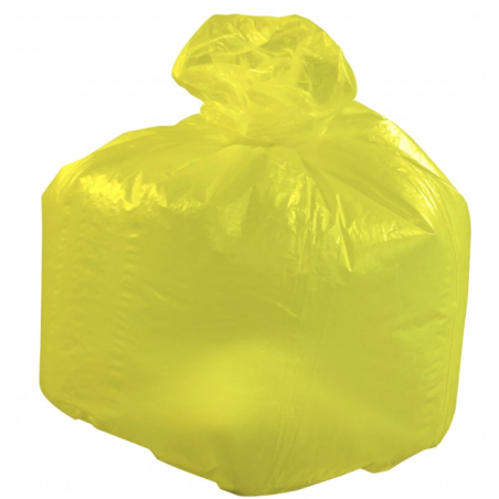 Sac poubelle jaune - 30 µ - 110L