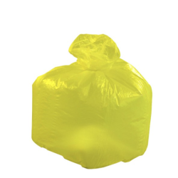 Sac poubelle jaune translucide - 30 µ - 110L