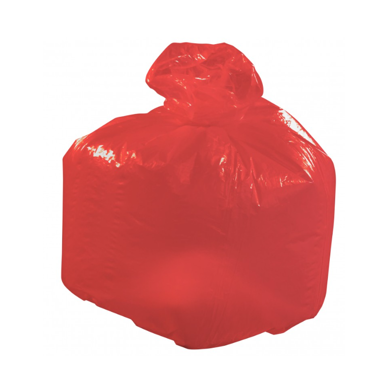 Sac poubelle rouge - 30 µ - 110L