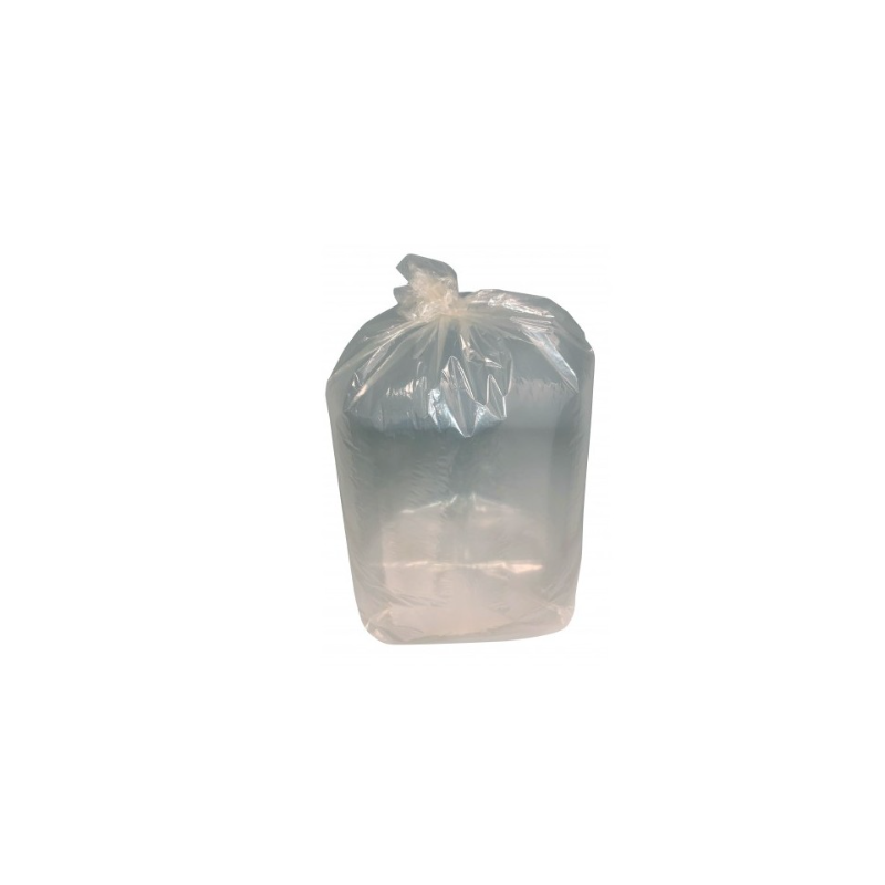 Sac poubelle transparent - 22 µ - 110L