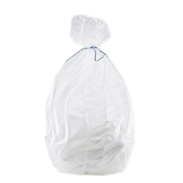 Sac poubelle blanc - 40 µ - 130L