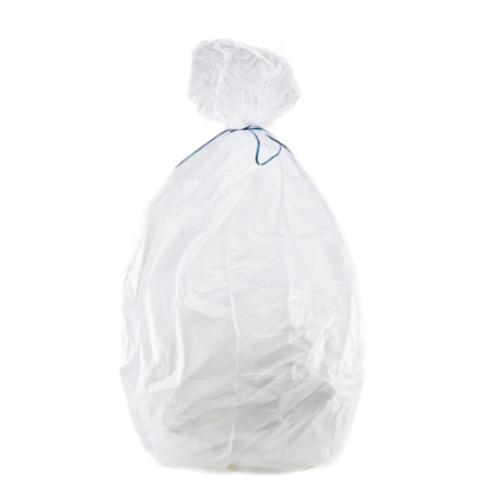 Sac poubelle blanc - 40 µ - 130L