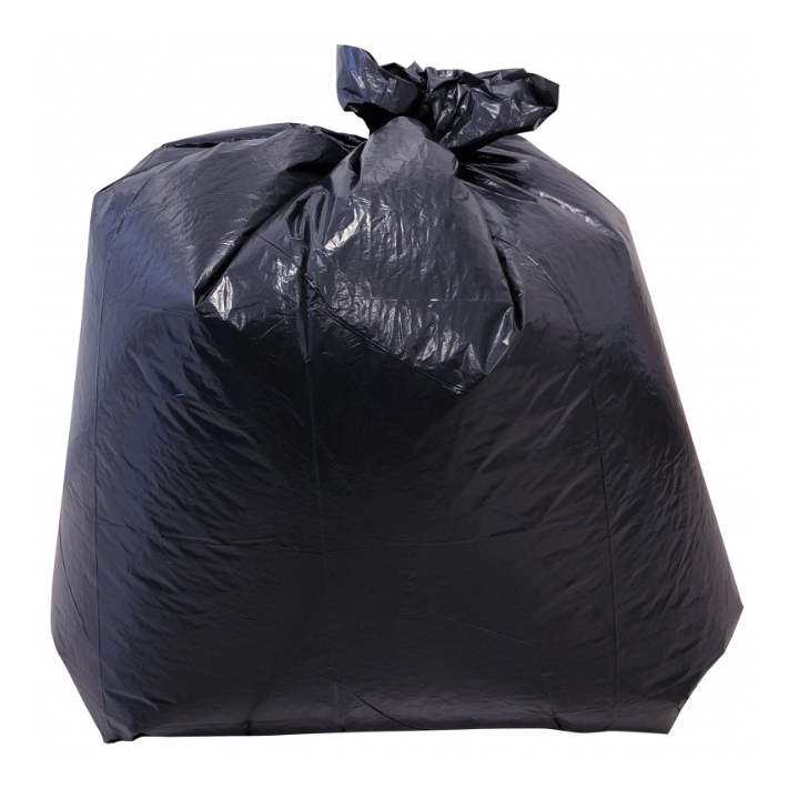 Sac poubelle noir - 18 µ - 100L