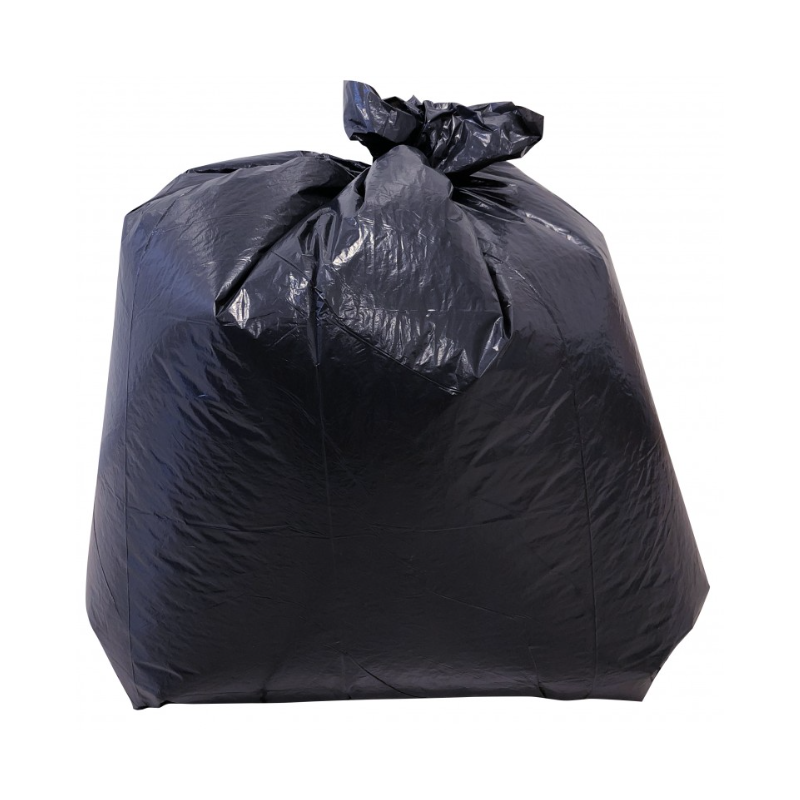 Sac poubelle noir - 65 µ - 130L