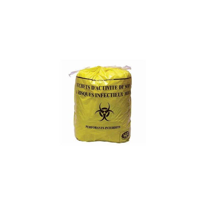 Sac poubelle jaune - 18 µ - 20L