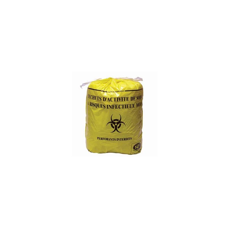 Sac poubelle jaune - 18 µ - 30L
