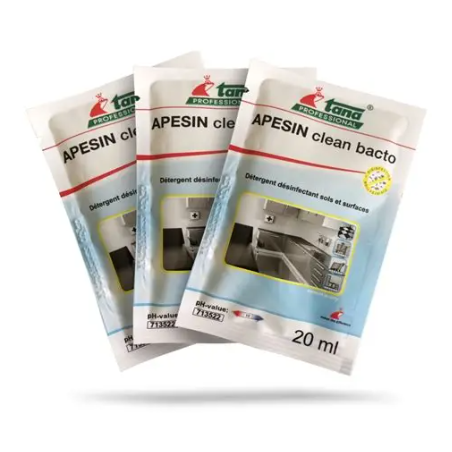 Apesin clean bacto - Détergent désinfectant - Dosette 20ml
