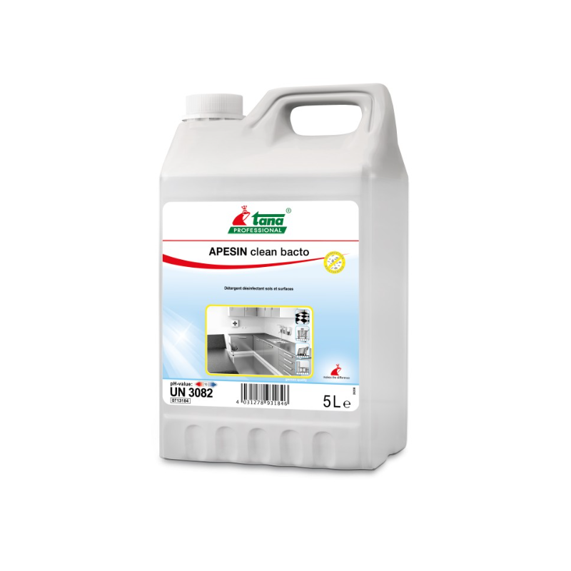 Apesin clean bacto - Détergent désinfectant - Bidon 5L