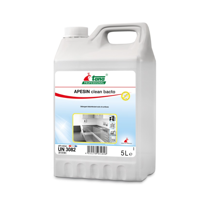 Apesin clean bacto - Détergent désinfectant - Bidon 5L