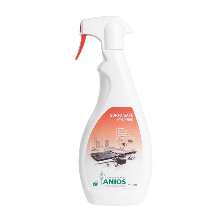 Surfa' Safe Premium - Mousse détergente désinfectante - Spray 750ml