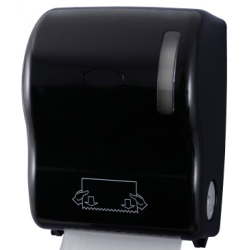 Distributeur Autocoup Manuel Noir - Pour rouleaux Essuies-mains