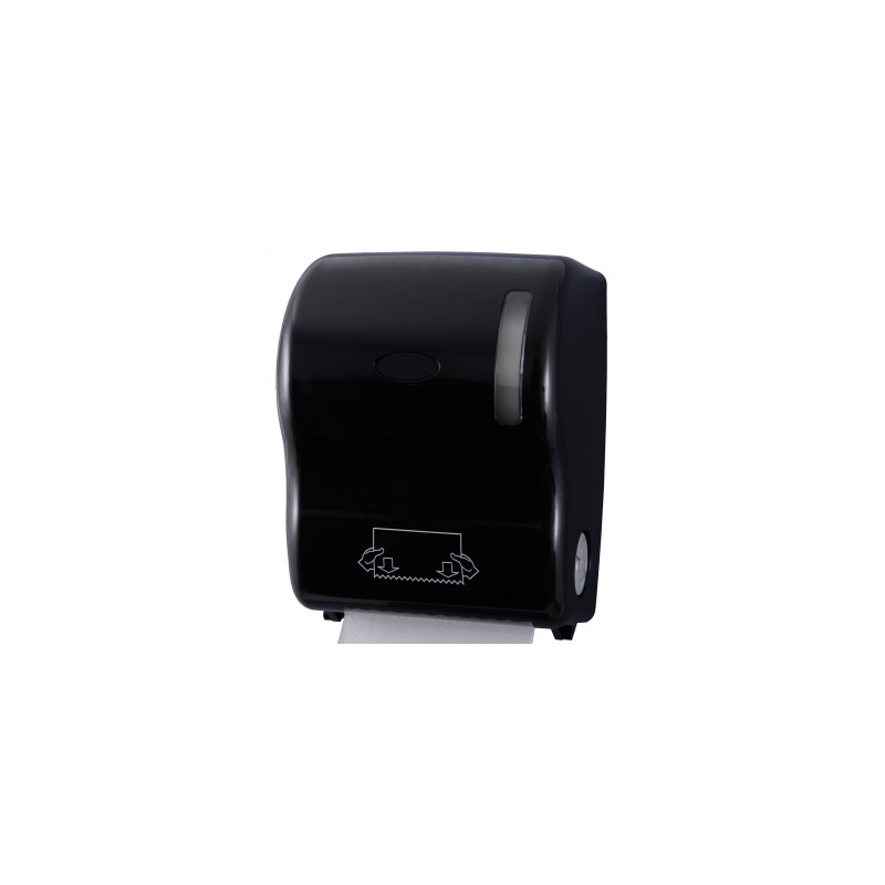 Distributeur Autocoup Manuel Noir - Pour rouleaux Essuies-mains