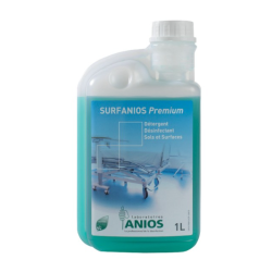 Surfanios Premium - Détergent désinfectant sols et surfaces - Bidon doseur 1L